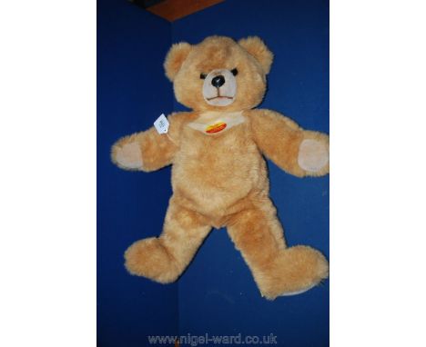 A Steiff Teddy Bear ''Molly'', nos. 0320/85, 26'' tall, originally purchased in Harrods, cost £107