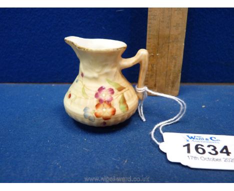 A miniature Royal Worcester Jug, G1057, date code for 1907, 1 3/4'' high