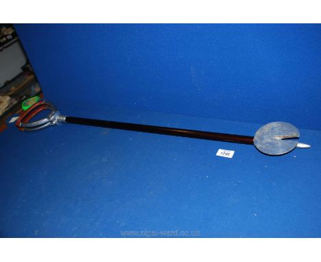 A shooting stick.