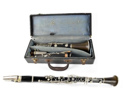 A cased JR Lafleur &amp; Son Ltd clarinet. CONDITION REPORT No obvious signs of damage, sections fit together tightly.