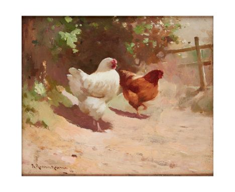 Signed and dated ‘16, oil on canvasboard (Dimensions: 24cm x 29.5cm (9.5in x 11.5in)) Provenance: T &amp; R Annan &amp; Sons,