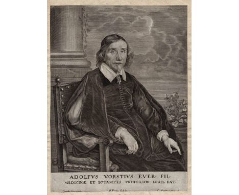 Portrait of Professor Adolph Vorstius, Paulus Pontius, Gerrit Pietersz. (Gerard Petri )  Portrait of Professor Adolph Vorstiu