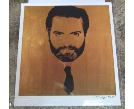 ANDY WARHOL (American, 1928-1987) 'Gianni Versace', lithograph, 31cm x 25cm, signed.