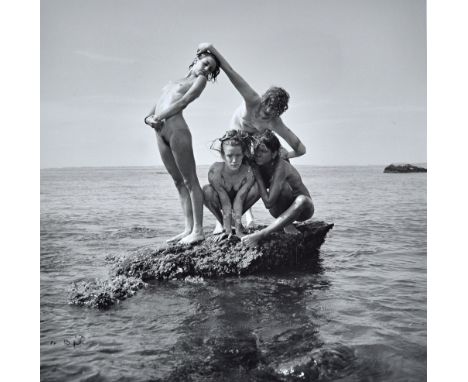 HARRY M. PERKINS  (Contemporary)  Amy K., Jennifer D., Jennifer, Jackie, 1991.
gelatin silver print, mounted, titled, signed 