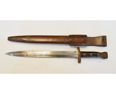 Militaria - Lee Enfield Metford 1888 pattern bayonet and scabbard   Condition: 