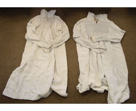 Two vintage linen smocks   Condition: 