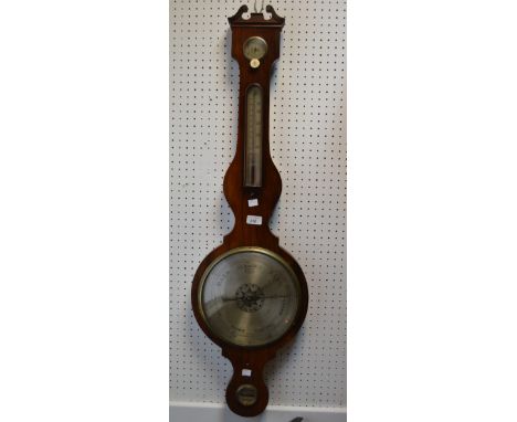 A 19th century rosewood banjo barometer c.1860