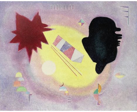 WASSILY KANDINSKY (1866-1944)&lt;br/&gt;&lt;i&gt;Milieu jaune&lt;/i&gt; &lt;br/&gt;signed with the artist's monogram and date