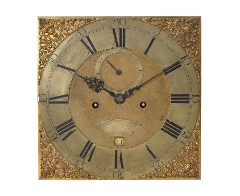 A George III eight-day longcase clock movement and dialBenjamin Gray and Justin Vulliamy, London, circa 1770The five pillar r