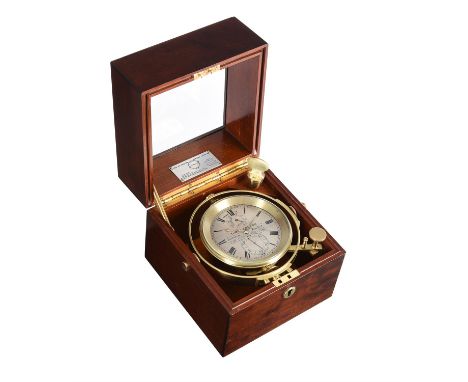 A Victorian two-day marine chronometerThomas S. Cogdon, London, circa 1880 and laterThe four pillar full-plate single chain f