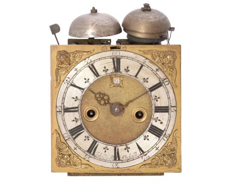 A fine and rare William III table clock movement and dial with pull-quarter repeatJohn Knibb, Oxford, circa 1695The five latc