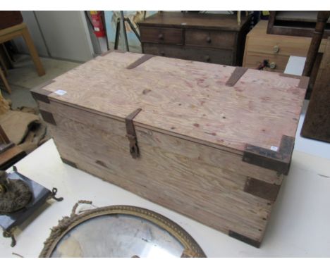 An old wooden tool chest/box