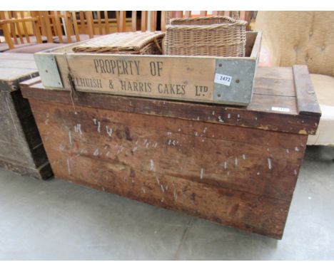 A rustic pine tool chest 