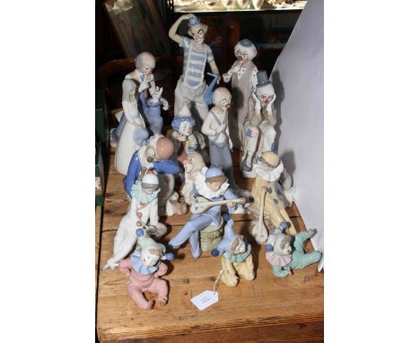 Collection of six Nao figures and nine Casades and Spanish figures (15).