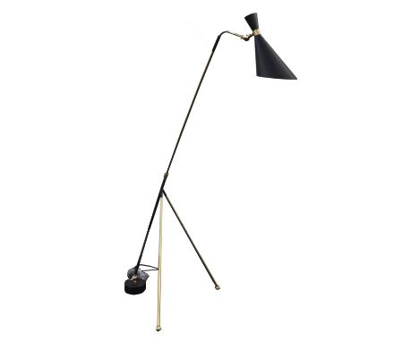 Amended description, JULIAN CHICHESTER, 'Bacco' floor lamp, vintage metal, 167cm highCondition Report:  The height to top of 