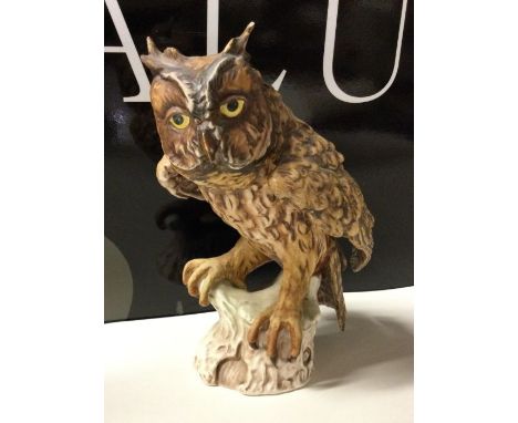 A large Goebel figure of an owl with textured body. Est. £30 - £50.