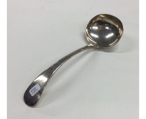An Edwardian silver sauce ladle. Sheffield. Approx. 0 grams. Est. £20 - £30.