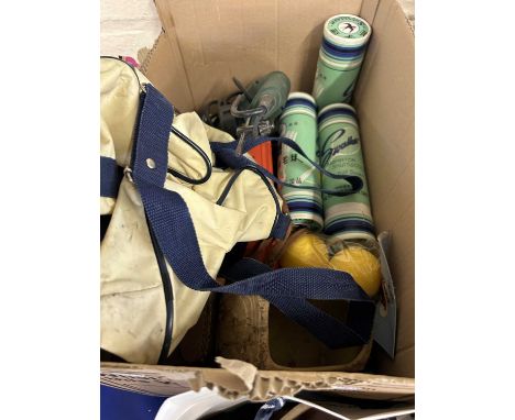 Mixed quantity of cameras, badminton shuttlecocks and Bosch PSB450 drill etc