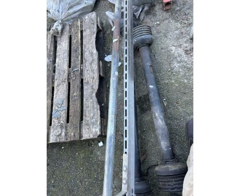 Two tractor PTO's together with further implement