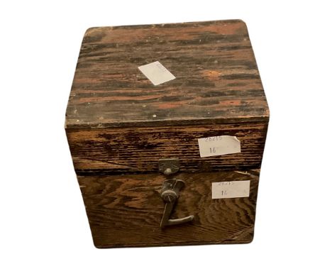 A World War II British RAF sighting compass type 06A, in fitted wood box