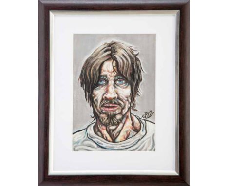 KEVIN O'ROURKE
PORTRAIT
pastel, signed with initials
29cm x 20cm
framed, mounted and under glass