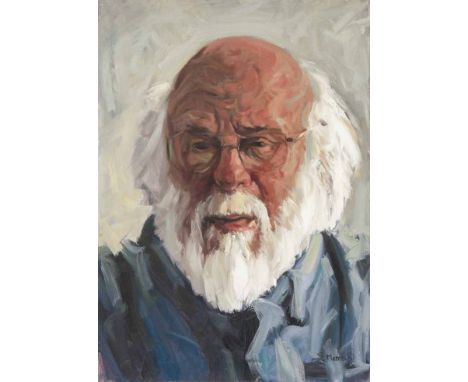 SHAHIN MEMISHI
PORTRAIT OF THE ARTIST JAMES ROBERTSON
oil on canvas, signed
70cm x 50cm
