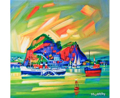 RAYMOND MURRAY
WAVERLEY AT DUMBARTON ROCK
canvas print, signed
45cmx 45cm
framed