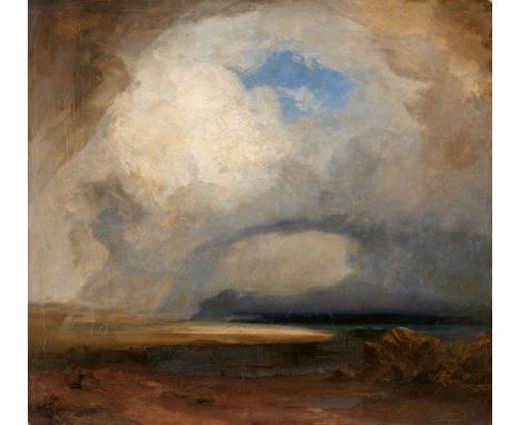 Carl Rottmann, Kosmische LandschaftÖl auf Leinwand (doubliert). 56 x 62 cm.GutachtenProf. Dr. Erika Rödiger-Diruf, Karlsruhe,