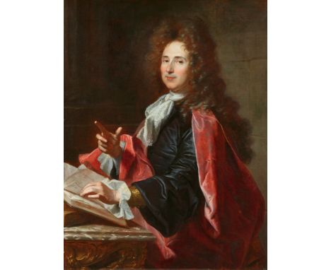 Hyacinthe Rigaud, Portrait des Chirurgen Alexandre PasseratÖl auf Leinwand (randdoubliert). 117 x 86 cm.ProvenienzPrivatsamml