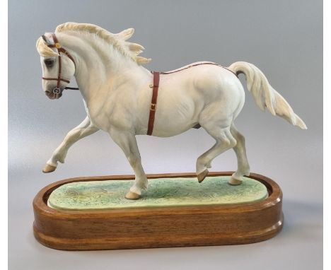 Royal Worcester bone china sculpture, Welsh Mountain Pony, Coed Coch Planed, owned by Lord Kenyon, modelled by Doris Lindner,