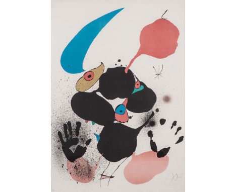 Joan Miró (Spanish 1893-1983) GODALLA signed and numbered 10/75 silkscreen Benhoura, M.,De Rougemont (et al). (1974) Miro, l’