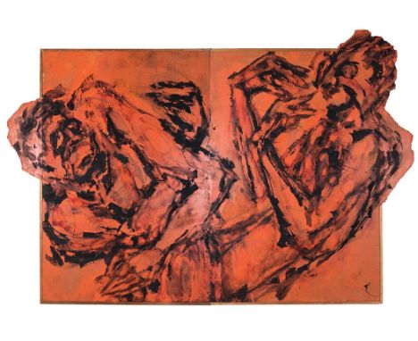 Lisa Brice (South African 1968 -) OXYGEN 1990 accompanied by the Lisa Brice Catalogue from Galerie Frank Hänel, illustrated o