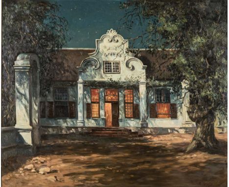 Heinie (Heinrich H.J.) Von Michaelis (South African 1912-1990) MORGENSTER MANOR HOUSE signed oil on board PROVENANCESold: Bon