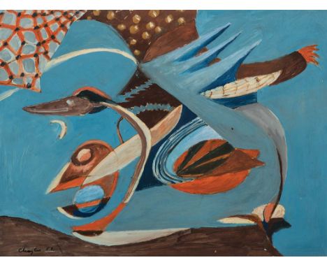 Chojko Mieczyslaw (Polish 1919-1978) ABSTRACT signed and dated 52' gouache on paper 35,5 by 47cm Mieczyslaw Stanislaw Chojko 