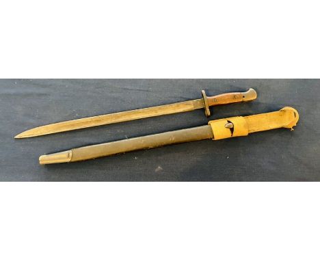 British Bayonet - Pattern 1907 bayonet with scabbard - Markings - 1907 Wilkinson 