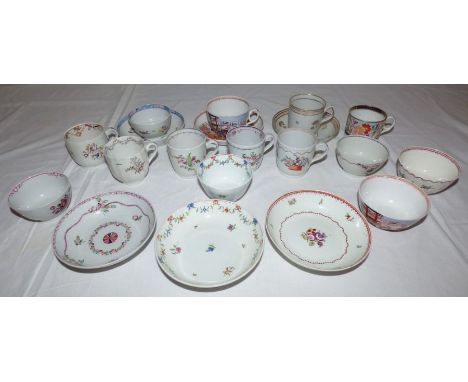 Group of New Hall teawares c1790-1820