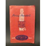 A rare Avery Hardoll AH 100 and AH 101 Meter Pumps instruction book/brochure.