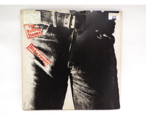 The Rolling Stones LP's Sticky Fingers, with zip front