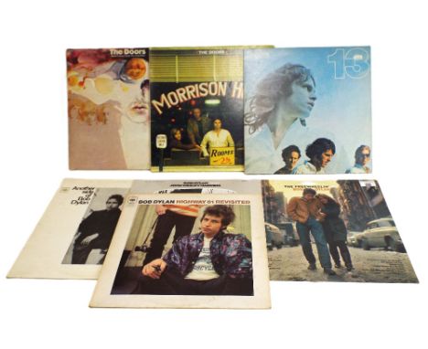 Three Dawes LP's and four Bob Dylan LP's, Weird Scenes Inside The Gold Mine, Morrison Hotel Thirteen, Highway 61 Revisited, J