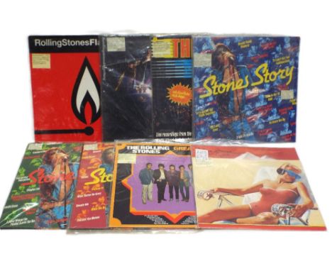 Twenty five Dutch pressing Rolling Stones LP's, Flash Point, A Bigger Bang, Some Girls, Undercover, Let It Bleed etc 