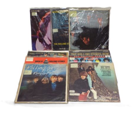 Eighteen Rolling Stones LP's, Some Girls, High tide and Green Grass, The Rolling Stones Now, Milestones, Solid Rock etc 