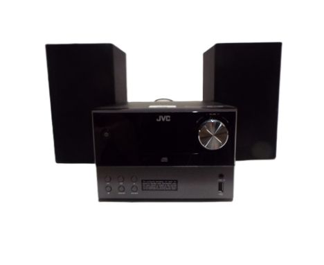 JVC DAB radio with bluetooth and pair of Model UX-D327B speakers