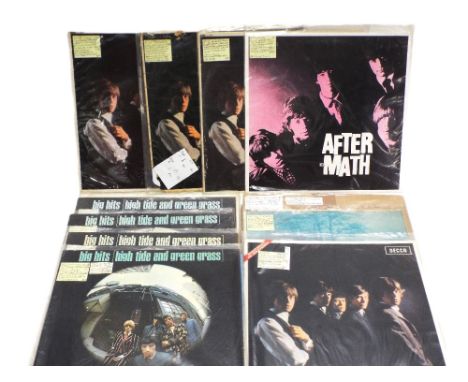 Eleven Rolling Stones LP's, The Rolling Stones x 3, High Tide and Green Grass x 4, Aftermath, Beggars Banquet, Between The Bu