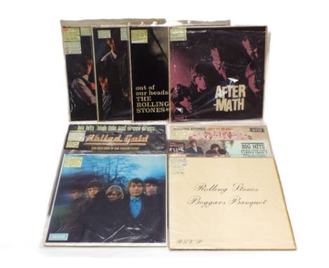 Ten Rolling Stones LP's, Rolling Stones, Rolling Stones No 2, Aftermath, Between The Buttons, High Tide and Green Grass, Roll