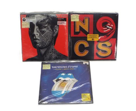 Three Rolling Stones sealed LP's, Bridges to Buenos Aires, Honk and Rolling Stones Tattoo You