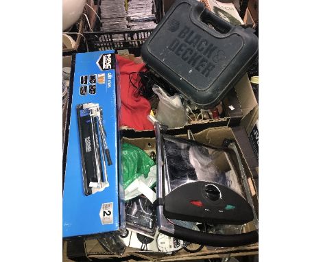 2 BOXES ASSORTED GOODS INCLUDING TOOLS (SAS)