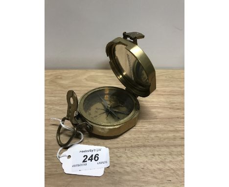 BRASS COMPASS T COOKE LONDON