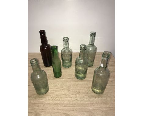 7 VINTAGE BOTTLES FORSYTHE ETC