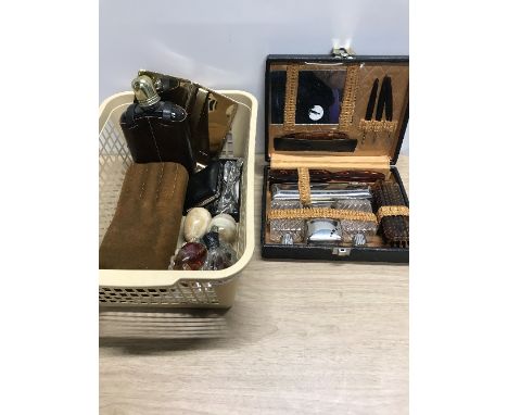 1 BOX INCLUDING FLASK CUTLERY ETC