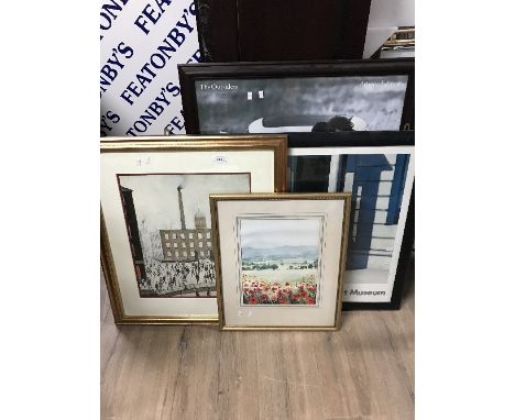 4 PRINTS INCLUDING EDWARD HOPPER
